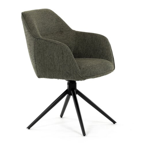 Zestaw krzeseł obiadowych z mechanizmem zwrotnymHC-536 GRN2, 2 szt.