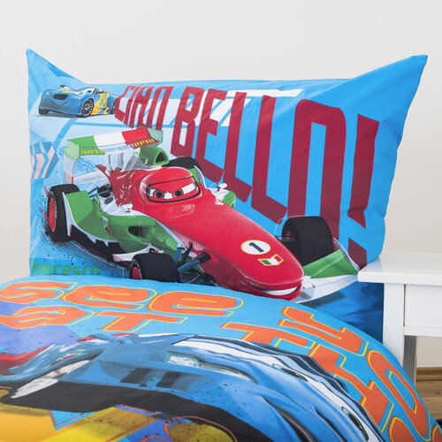Dziecięca pościel bawełniana Cars, 140 x 200 cm, 70 x 90 cm