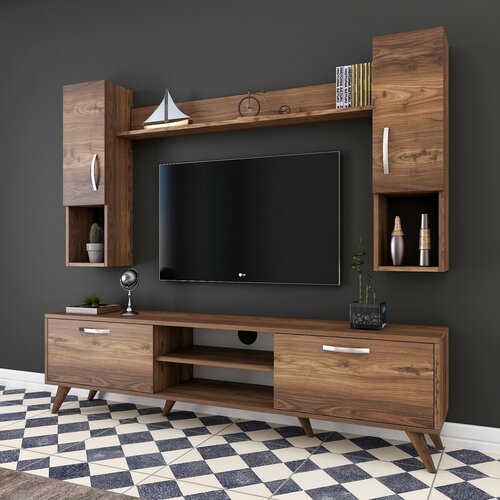 Televízna stena Mio Walnut