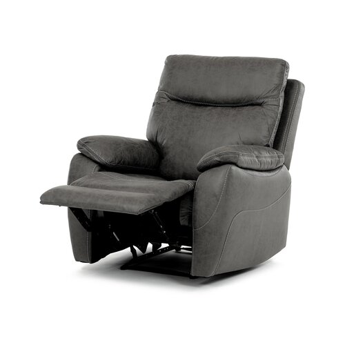 Polohovacie kreslo 4092 GREY3, vintage, sivá