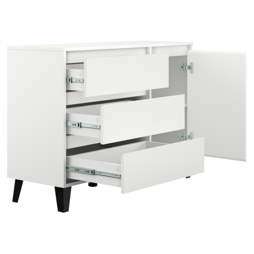 Komoda BOGAN 1D3S, biela