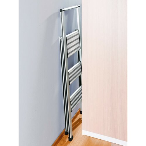 Wenko Hliníkové skladacie schodíky protišmykové XXL, 3 stupne