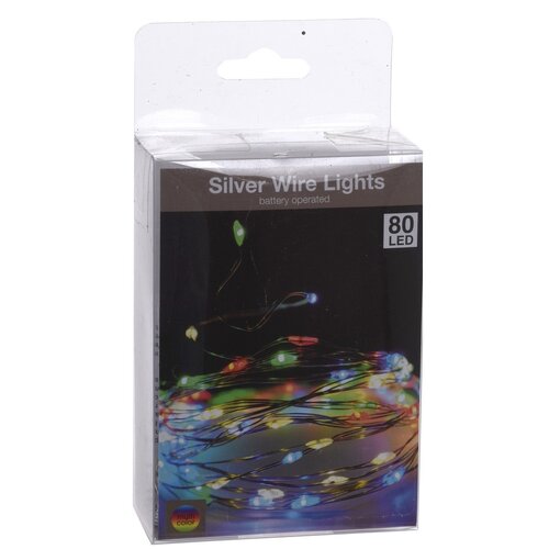 Світлодіодний дріт кольоровий, 80 світлодіодів