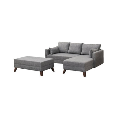 Klappecksofa Bella Corner Right 2 Grey