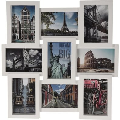 Hängefotorahmen Paris, Weiß, 45,5 x 45,5 x2,5 cm