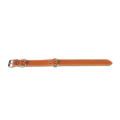 Tommi Fettleder Halsband Clyde Cognac, 60 x 4 cm