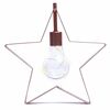 DecoKing Karácsonyi lámpa Csillag meleg fehér, 5LED