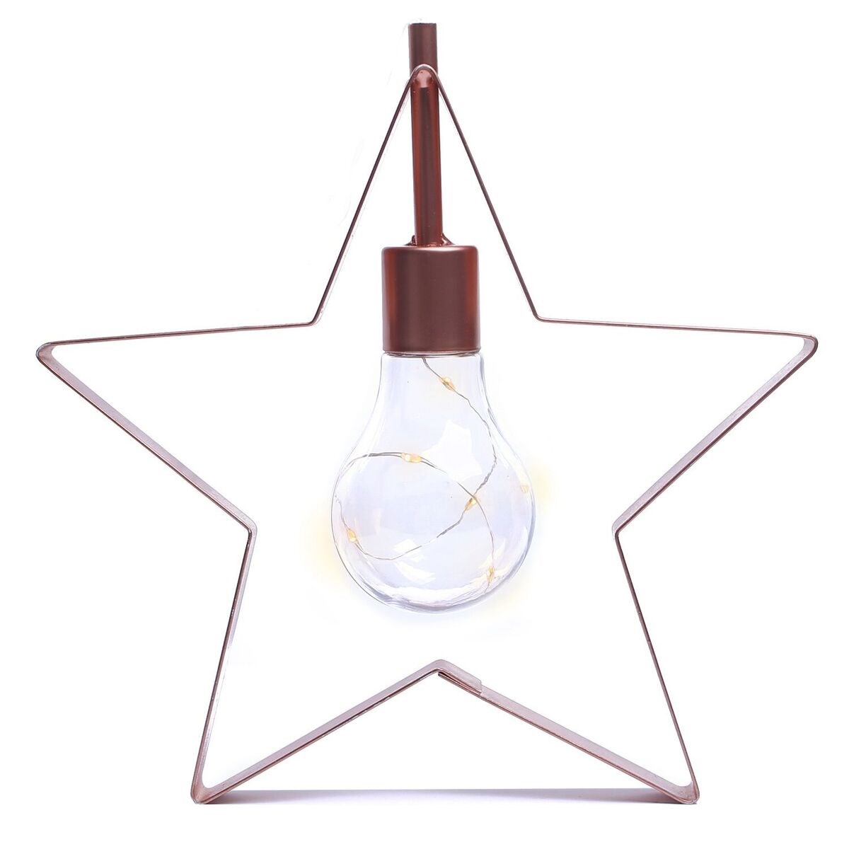 DecoKing Karácsonyi lámpa Csillag meleg fehér, 5LED akciós termékkép 1
