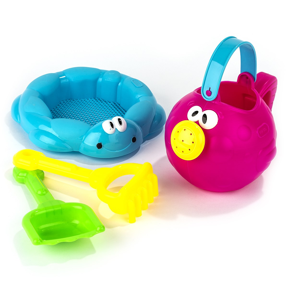 Detský plážový set Beach ružová, 4 ks