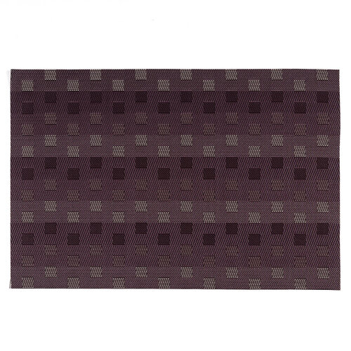 Podkładki na stół Grid brązowe, 30 x 45 cm, zestaw 4 szt.