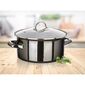 Banquet Hrniec smaltovaný METALLIC Black 22 cm, 3,75 l, s pokrievkou