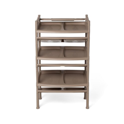 Полиця для взуття 6 поверхів Brown 52 x 34 x 91 см