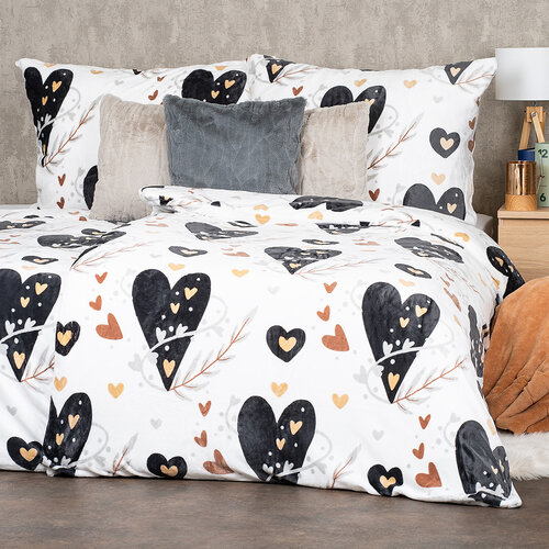 4Home Posteljnina iz mikroflanela Romantic, 160 x 200 cm, 70 x 80 cm