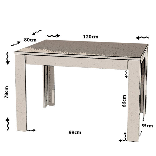 Esstisch Single Walnut