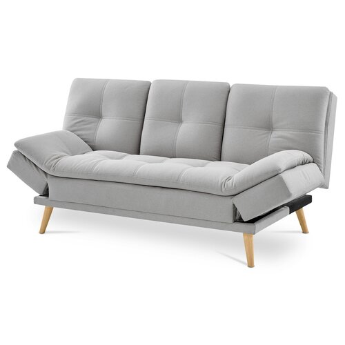 Trzyosobowa sofa ASB-4720 SIL2, jasnoszara