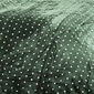 Polka mikroplüss ágyneműhuzat zöld, 140 x 200 cm, 70 x 90 cm