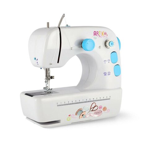 Teddies Detský šijací stroj 25 cm, na batérie, so svetlom a zvukom