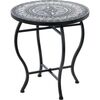 Masă de exterior Bistro decor Mozaic întuneric ,38 x h. 40 cm