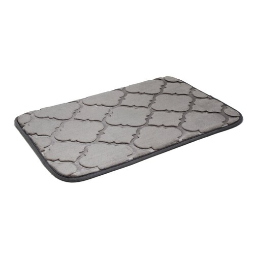 Covoraș din spumă cu memorie Domarex Mosaic, gri, 38 x 58 cm