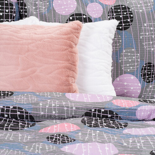 4Home Krepp-Bettwäsche Pink Illusion,  160 x 200 cm, 70 x 80 cm