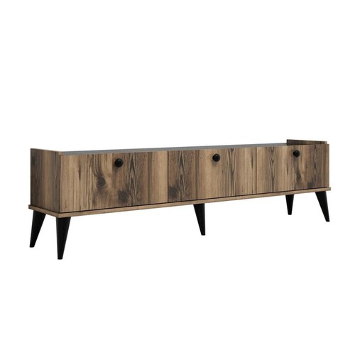 Televizní stolek Lidya Walnut and Marble