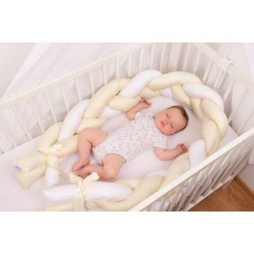 Babymatex Бортик для дитячого ліжечка, жовтий, 200см