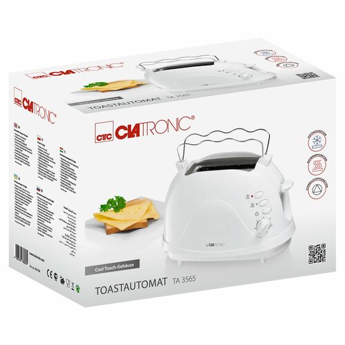 Clatronic TA 3565 kenyérpirító, fehér
