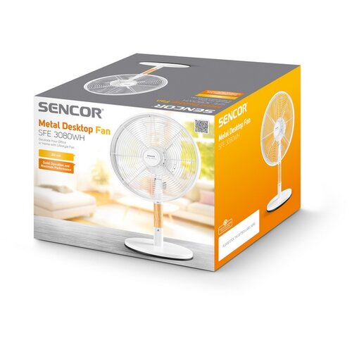 Sencor SFE 3080WH asztali ventilátor, fehér