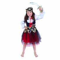 Rappa Дитячий костюм Піратка з косинкою, розмір S