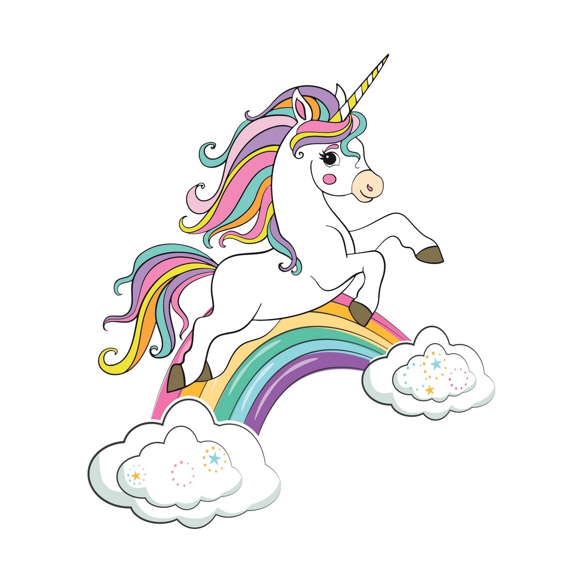Magic Unicorn 3D matrica, 14 x 20 cm akciós termékkép 1