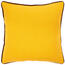 Poszewka na poduszkę Heda żółty, 40 x 40 cm