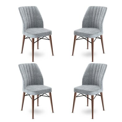 Set de scaune de sufragerie Flex Grey and Brown, 4buc.
