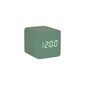 Karlsson 5982GR designové LED hodiny s budíkem zelená, 7 cm