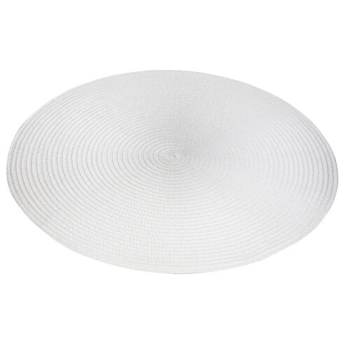 Altom Pogrinjek Straw bela, premer 38 cm, komplet4 kos