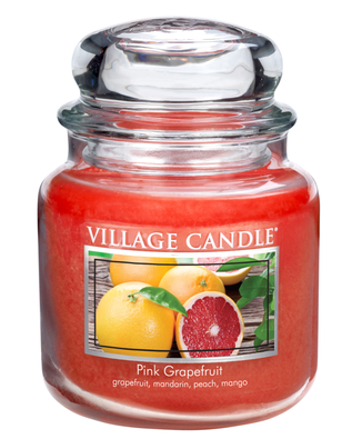 Village Candle Vonná sviečka Ružový grapefruit- Pink Grapefruit, 397 g