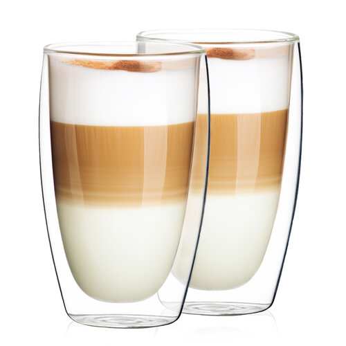 4Home termo skodelice za latte Hot&amp;Cool 410ml, 2 kos