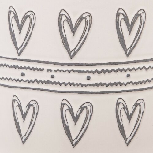 Keramický hrnček Srdiečka II, 450 ml