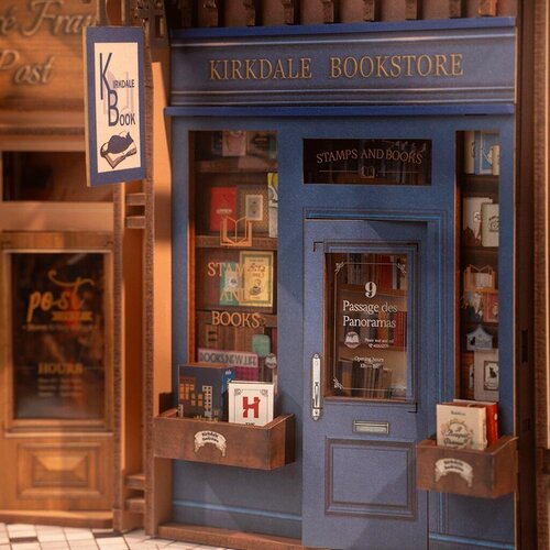 RoboTime 3D skladačka Zarážka na knihy Stretnutie v pasáži s knihami