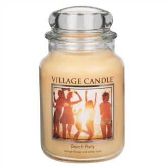 Village Candle Vonná svíčka ve skle, Plážová párty - Beach Party, 645 g, 645 g