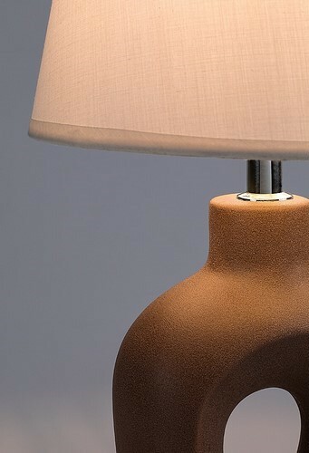 Rabalux 74080 stolní lampa Madelor, hnědá