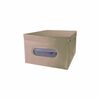 Compactor Skladacia úložná krabica s vekom SMART, 50 x 40 x 25 cm, taupe