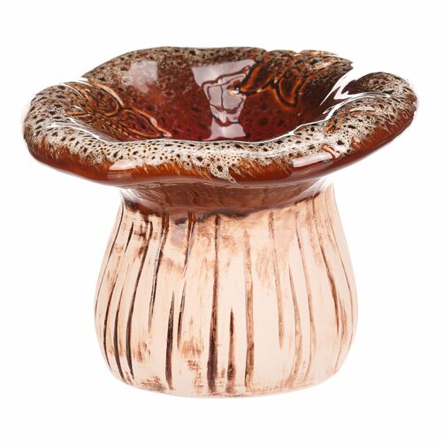 Ceramiczna miska do picia Mushroom, 17 x 12 x 17cm, ceramika