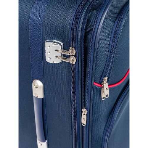Pretty UP Cestovný textilný kufor TEX28 L, modrá