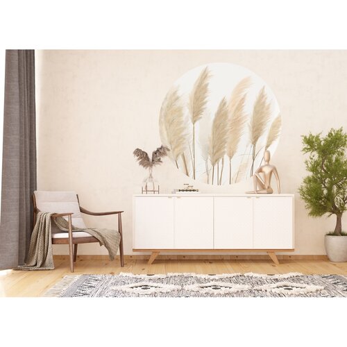 Kör alakú fotótapéta Pampas 125 x 125 cm, 2részből álló
