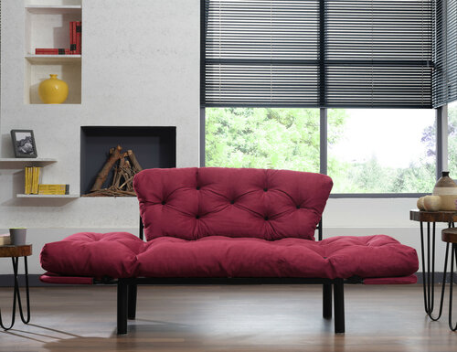 Klappsofa Nitta Maroon
