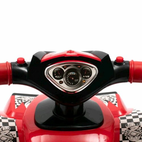 Baby Mix Balansoar pentru copii cu sunet Bicicletăquad, albastru