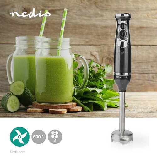 Mixer vertical Nedis KAHB200CBK tija din oțel inoxidabil