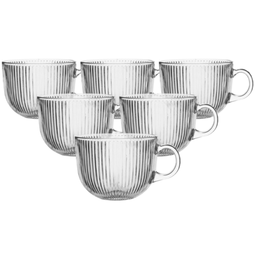 Altom Glasbecher Selena, 510 ml, Satz von 6