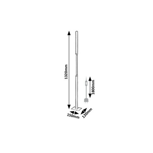 Rabalux 74195 stojąca lampa podłogowa LED Sindri,ekskluzywny design
