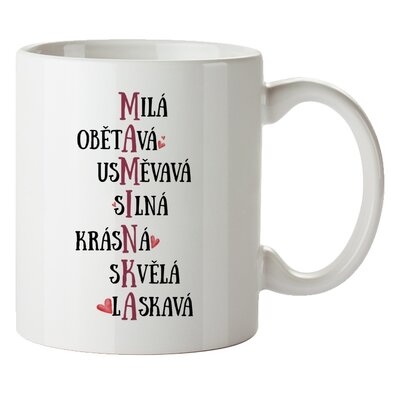 Bohemia Gifts Keramikbecher - Für Mama, 350 ml
